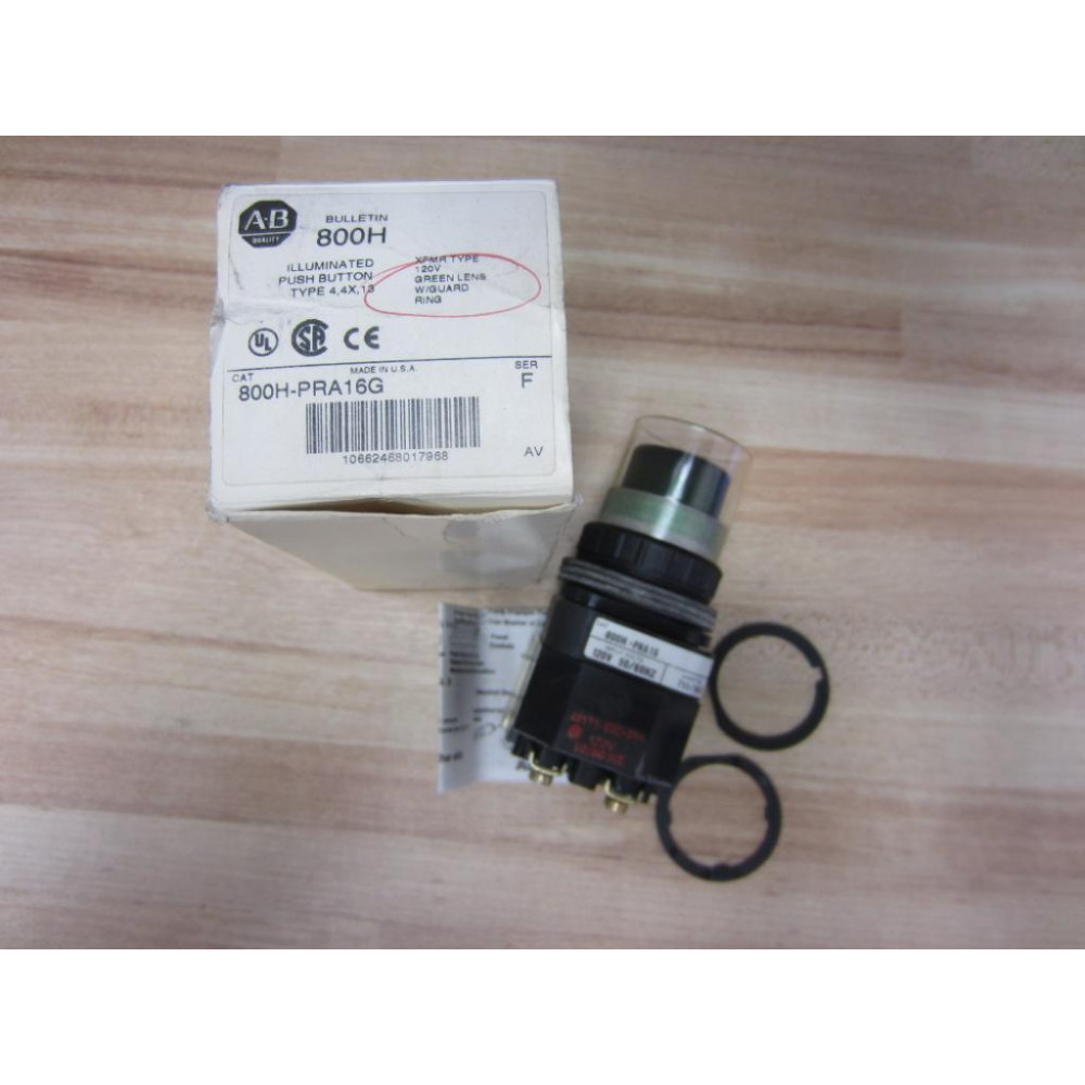 Allen Bradley 800H-PRA16G Illuminated Push Button