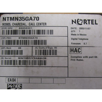 Nortel Networks NTMN35GA70 Multi-Line Phone