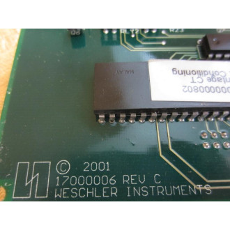 Weschler Instruments 2000000802 Input Conditioning Board 17000006 - Used
