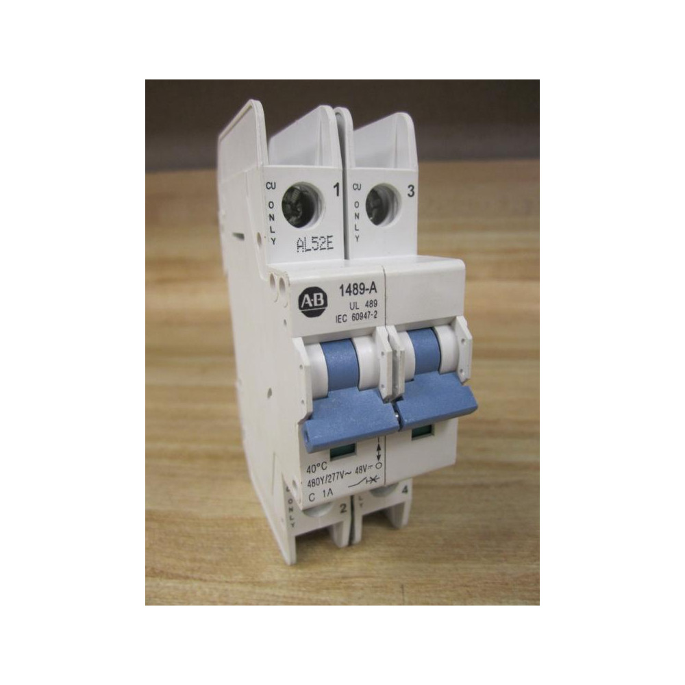 Allen Bradley 1489-A2C010 2 Pole Circuit Breaker 1489A2C010 - New No Box