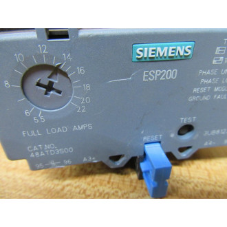 Siemens 48ATD3S00 Overload Relay WO Terminals - Used