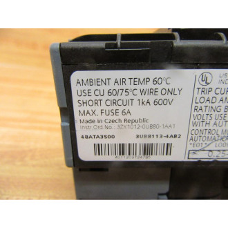 Siemens 48ATA3S00 Overload Relay - Used