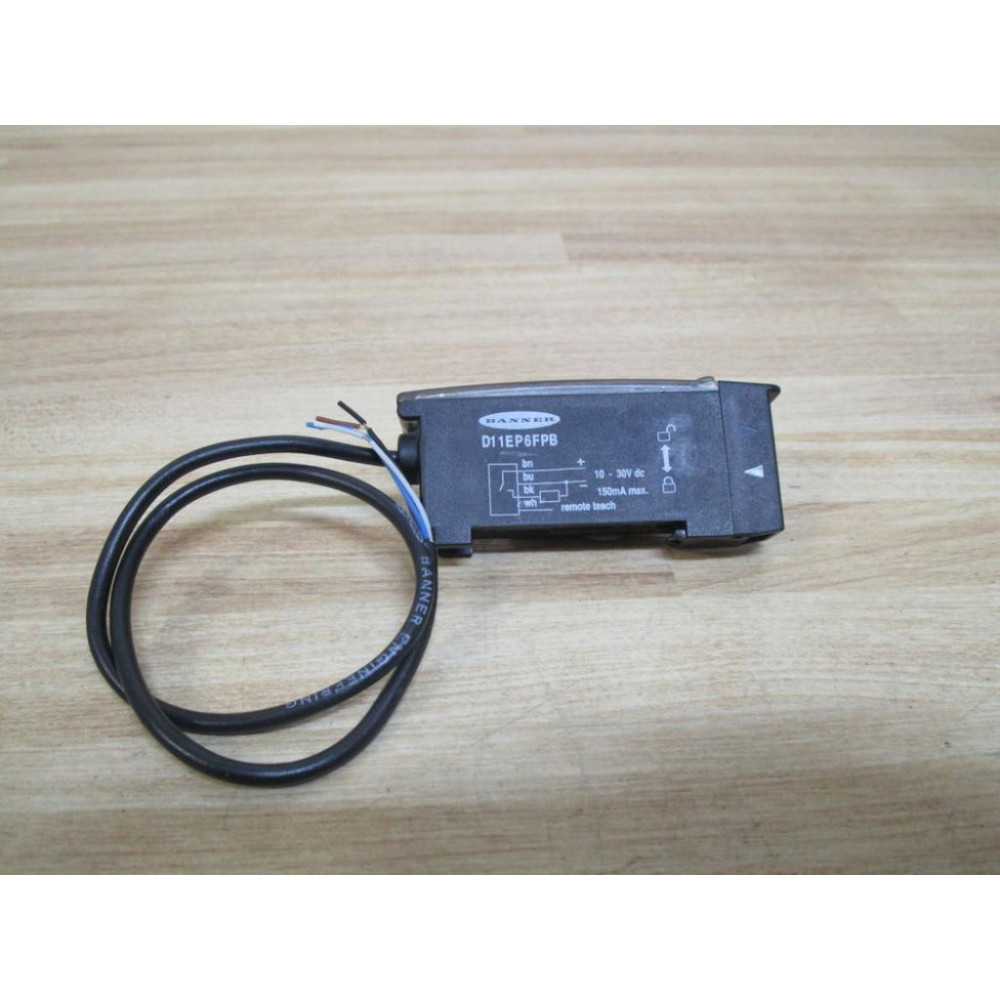 Banner D11EP6FPB Sensor 49238 D11EP6FPB - New No Box