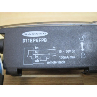 Banner D11EP6FPB Sensor 49238 D11EP6FPB - New No Box