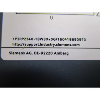 Siemens 3RP2540-1BW30 Time Relay Missing Terminals - Used