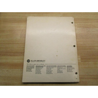 Allen Bradley 40063-025-01 (D) Manual For Bulletin 1746 & 1747 - Used