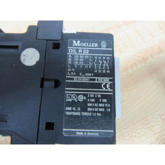 Klockner-Moeller DILR22 Contactor 110V 50Hz, 120V 60Hz - New No Box
