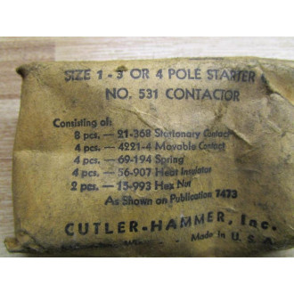 Cutler Hammer 6-106 Eaton Contact Kit