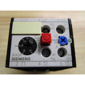 Siemens 3UA59 00-2B* Overload Relay Chipped Corner - Used