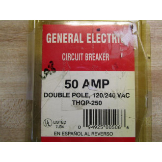 General Electric THQP-250 Circuit Breaker 50A 2 Pole THQP250 GE