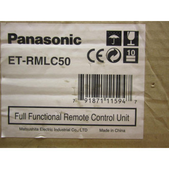 Panasonic ET-RMLC50 Full Functional Remote Control Unit
