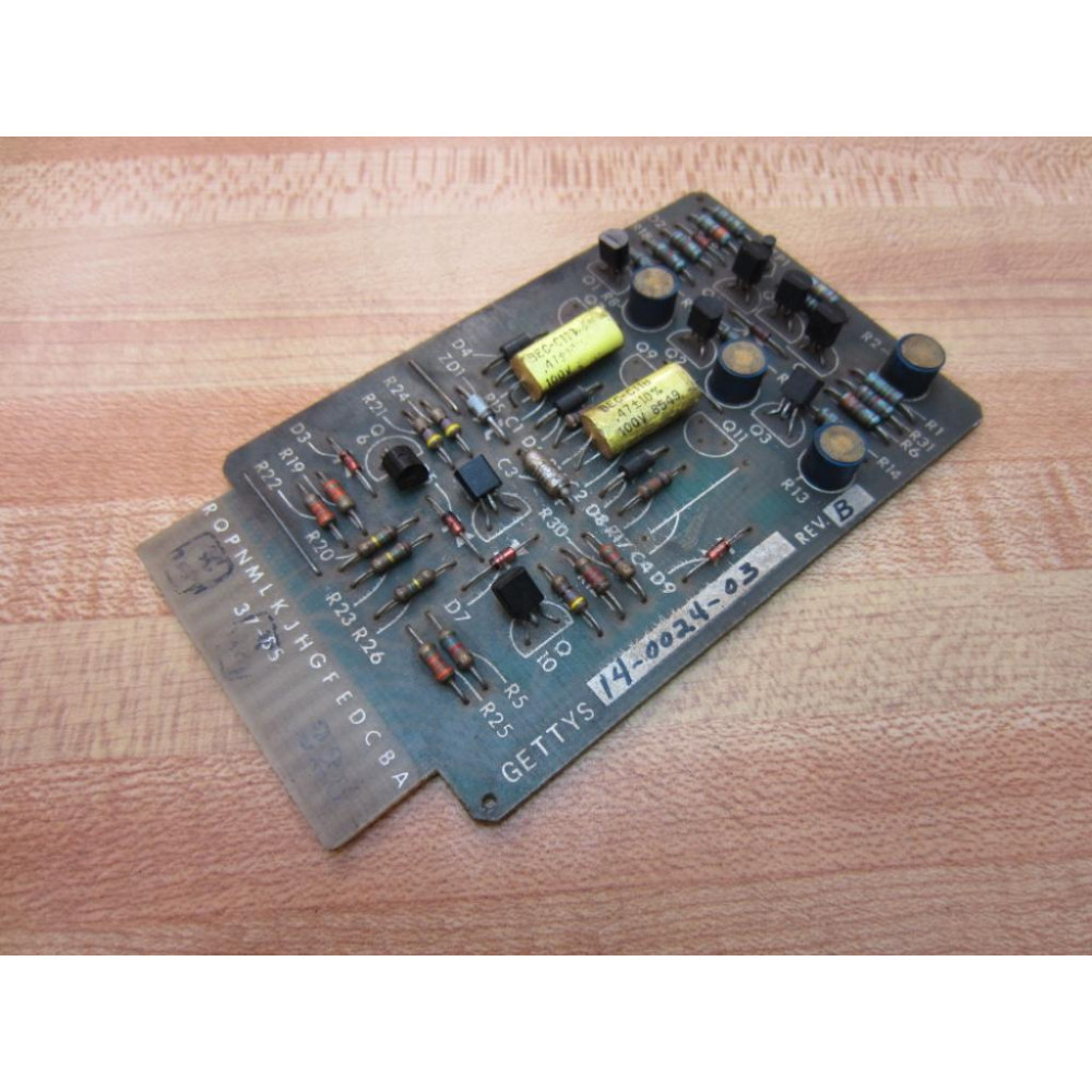 Gettys 14-0024-103 Firing Board 14-0024-03 Missing Capacitor - Parts Only