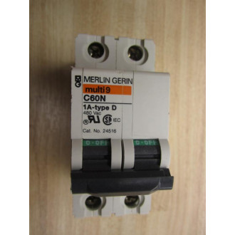 Merlin Gerin 24516 Square D Breaker 1A MG24516 Schneider - Used