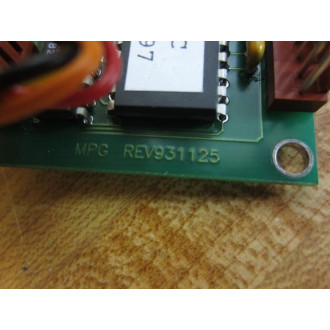 MGP Circuit Board MGP Rev.931125 - Used