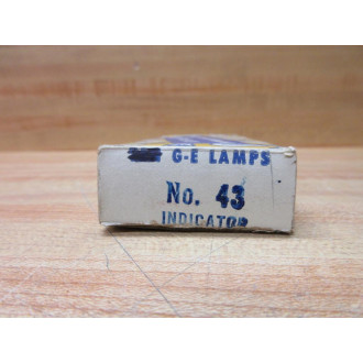 General Electric GE-43 GE Miniature Lamp 43 Light Bulb (Pack of 9)