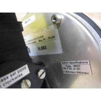 Ashcroft 5LB83 Gauge AM-5712 0-1.0 Inches Of Water - New No Box
