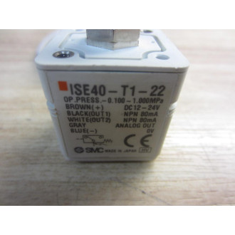 SMC ISE40-T1-22 Pressure Switch ISE40T122 - New No Box
