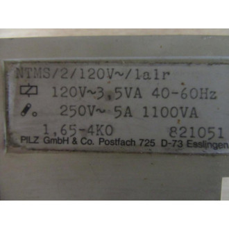 Pilz NTMS2120V1A1R Temperature Control NTMS2120V1A1R - Used
