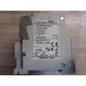 Fuji Electric CP33FM7WD Circuit Breaker CP33FM7WD - Used