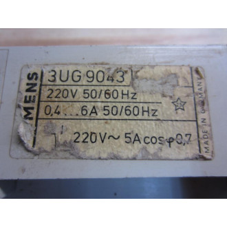 Siemens 3UG-9043 Monitoring Relay 3UG9043 - Used