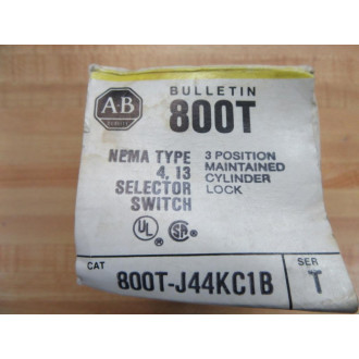 Allen Bradley 800T-J44KC1B Selector Switch