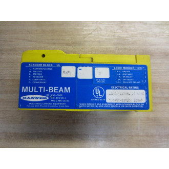 Banner SB-RXF1-A-3 Fiber Optic Eye SBRXF1A3 - Used
