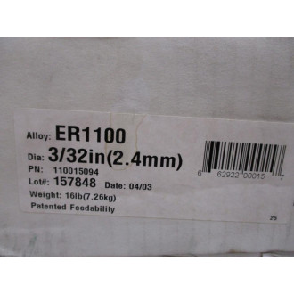 AlcoTec 110015094 Welding Wire ER1100 16 LB 332"