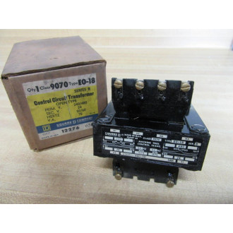 Square D 9070-EO-18 Transformer 9070-E0-18