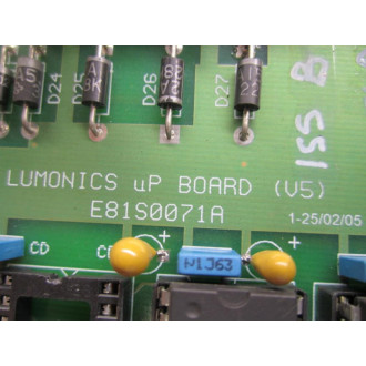 Lumonics E81S0071A uP Board V5 - Used