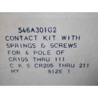 General Electric 546A301G2 Contact Kit