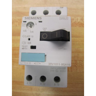 Siemens 3RV1011-0GA10 Motor Starter Protector 3RV10110GA10 - Used
