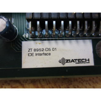 Ziatech ZT-8952-D5 PC Board ZT8952D5 WHard Drive - Used