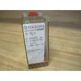 Schleicher SSY-11 Relay SSY11 - Used