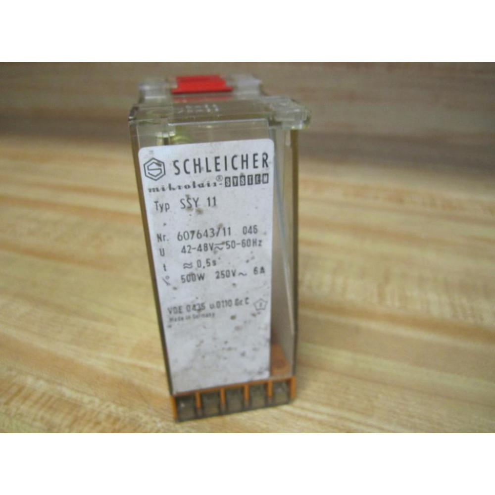 Schleicher SSY-11 Relay SSY11 - Used