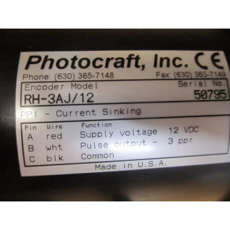 PhotoCraft RH-3AJ12 Encoder RH3AJ12