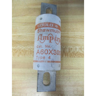 Gould Shawmut Ferraz Trionic A60X300 Amp-Trap Fuse Shelf Wear - New No Box