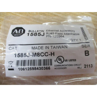 Allen Bradley 1585J-M8CC-H Ethernet Accessory 120364