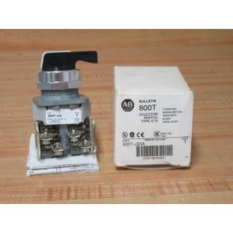 Allen Bradley 800T-J20B Selector Switch 800TJ20B