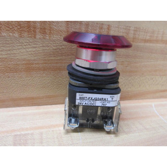 Allen Bradley 800T-FXJQ24RA1 Button 800TFXJQ24RA1 W800T-XA1, 800T-Blank - Used