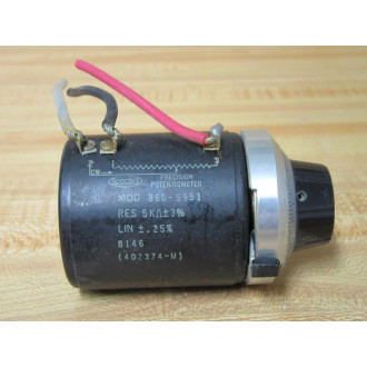 Spectra 402374-M Potentiometer 8609951 - Used