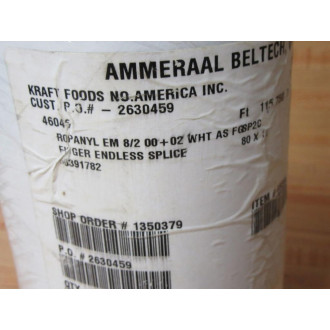 Ammeraal Beltech 46046 Conveyor Belt 155.75" x 7"