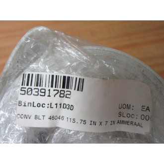 Ammeraal Beltech 46046 Conveyor Belt 155.75" x 7"