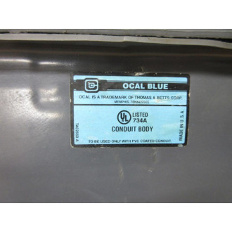 Thomas And Betts BLB6-G Ocal Blue Conduit Body 734A - New No Box