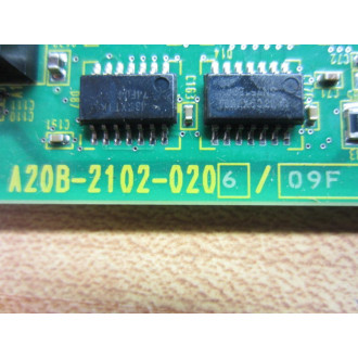 Fanuc A20B-2102-0206 Board A20B-2102-020609F - Used