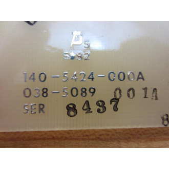 Nova 140-5424-000A Circuit Board 038-5089-001A - Used