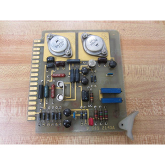 Milacron 3-531-2143A Circuit Board 35312143A - Used