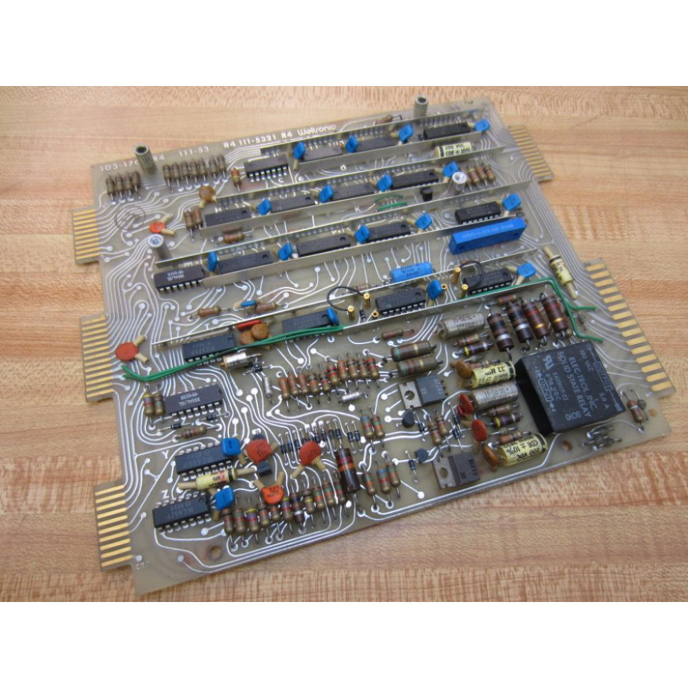 Weltronic 103-1705 Circuit Board 111-5321 R4 - Used