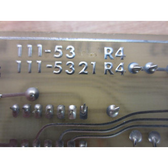 Weltronic 103-1705 Circuit Board 111-5321 R4 - Used