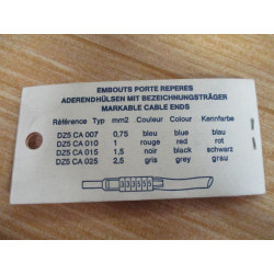 Telemecanique AR1-MA01 Marker Set AR1MA01 Partial - New No Box