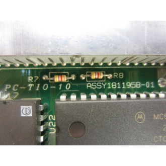 National Instruments 181195B-01 Circuit Board PC-TI0-10 - Used